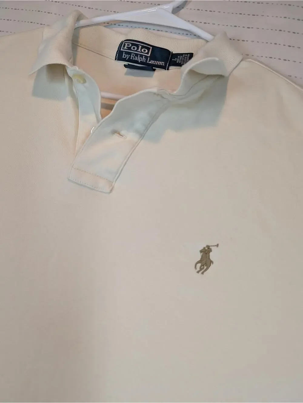 Polo Ralph Lauren Mesh Polo Shirt Pony Logo Preppy Short Sleeve Top Mens Large
